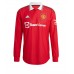 Cheap Manchester United Donny van de Beek #34 Home Football Shirt 2022-23 Long Sleeve
